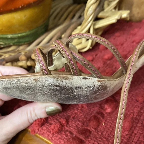 Jimmy Choo Boyce Strappy Sandals Heels Size 37 - Picture 16 of 16